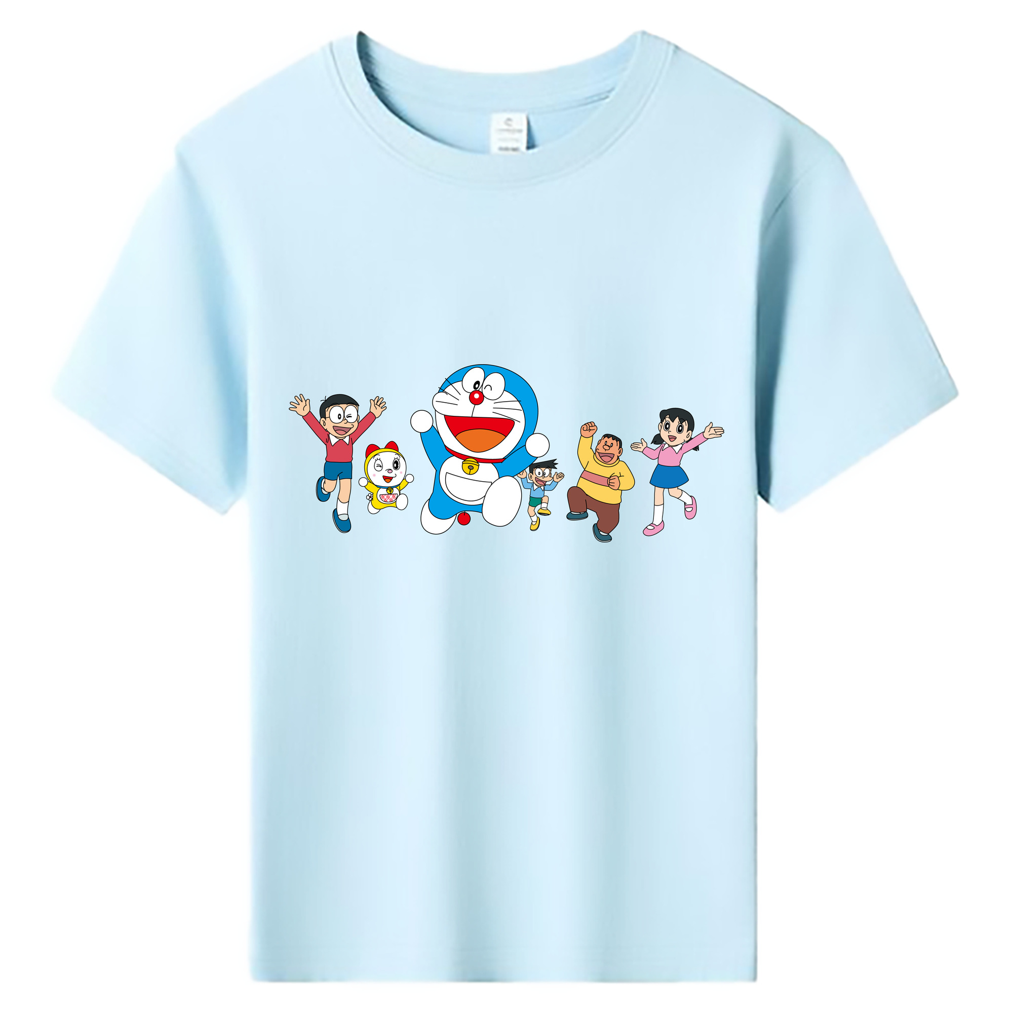 （画像用） ドラえもん 骨川 スネ夫 Doraemon Honekawa Suneo 綿100％キッズTシャツ（フロントプリント）